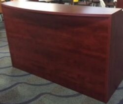 USED-OTG RECEPTION COUNTER 72″W X 36″D IN MAHOGANY