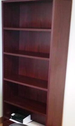 OTG-Pre-Owned 36″ x 72″ 5 Shelf Bookcases in Mahogany