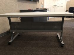 Used Flip Top Nesting Training Tables 24″ deep x 60″ wide